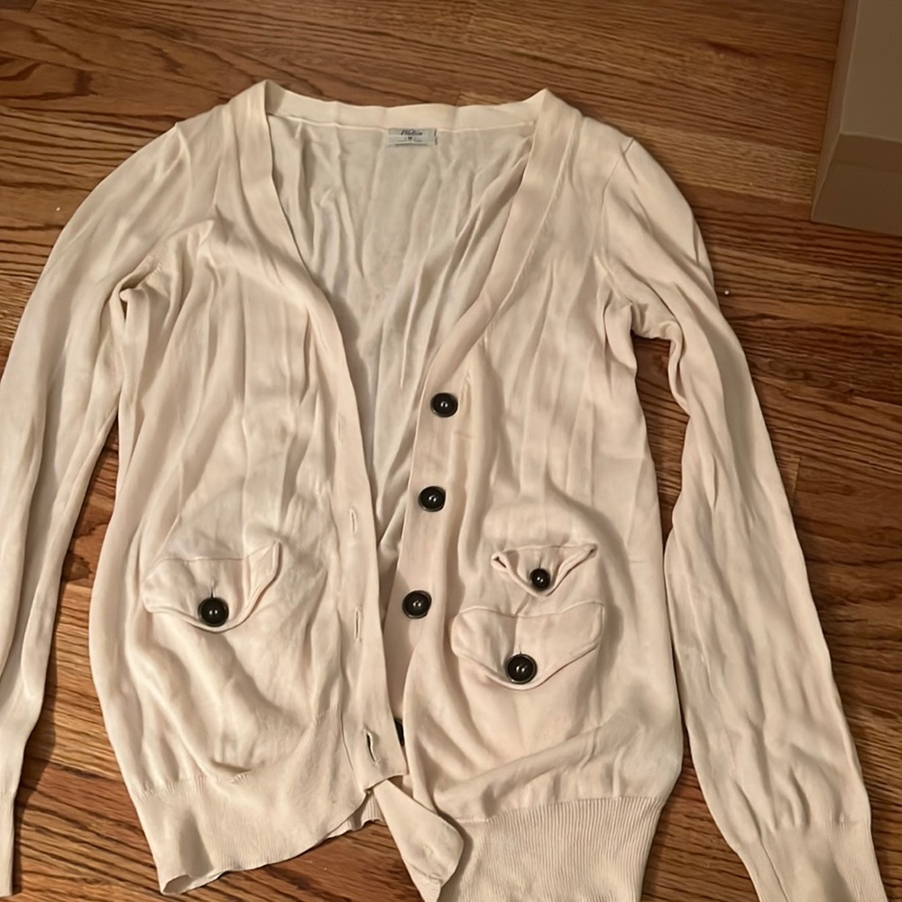 Madewell (brand Wallace) cream cardigan